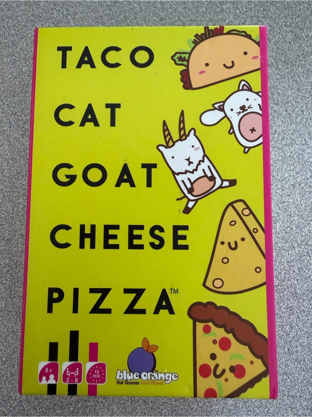 Taco Cat Goat Cheese Pizza Fun Engaging Interactive Card Game Kids School Class